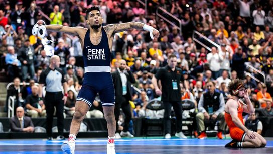 Penn State dominates for ninth wrestling national title in 11 years taken in Altoona, Pa. (Penn State)